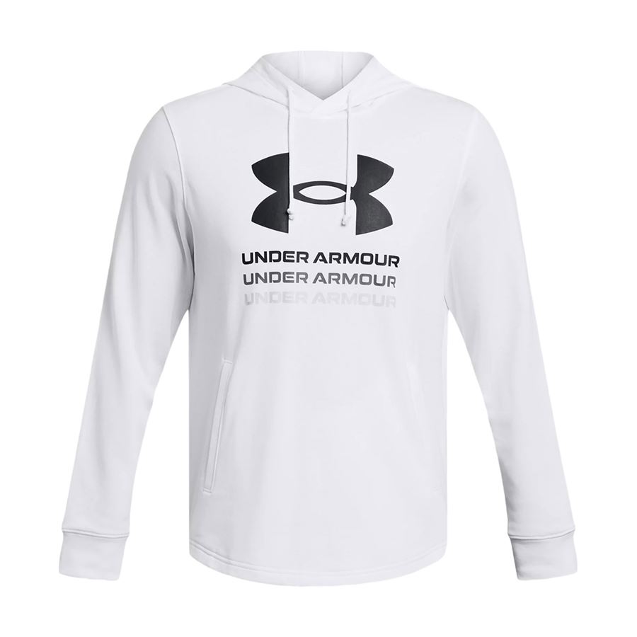 Ua Rival Terry Graphic Hood felpa da uomo con cappuccio Under Armour | 13860470100
